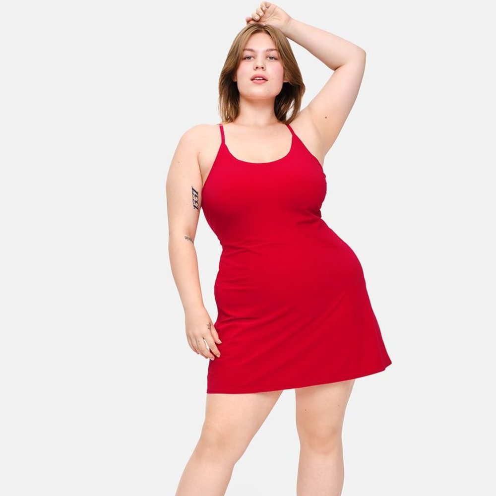 The Outdoor Voice Exercise Dress - Red